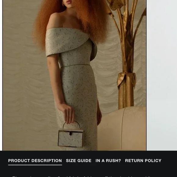 Elegant strapless Markarian gown that works for formals or weddings - Picture 9 of 9